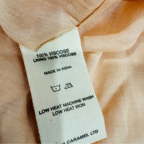 Caramel kids little girls Cream and Yellow Sundress and Peter Pan Collar NEW - Picture 10 of 10